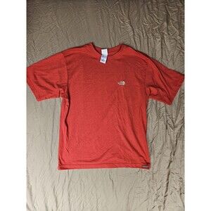 North Face T Shirt Men's Size M Red Short Sleeve Activewear Athletic Tee Top